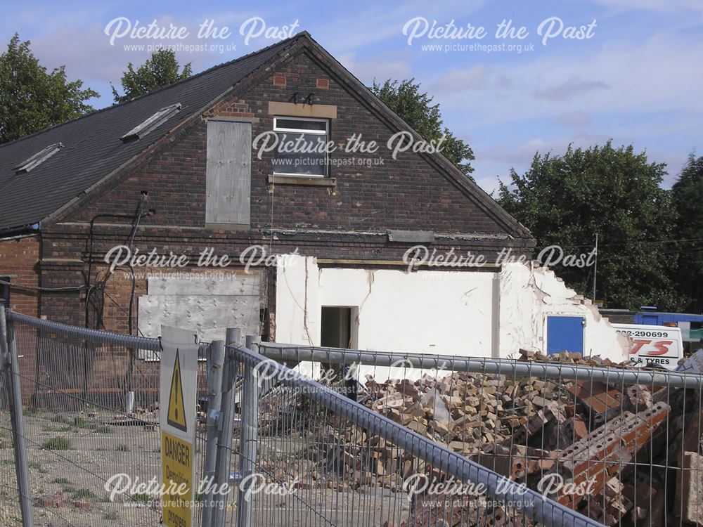 Demolition of Clipstone Colliery, off Mansfield Road, Clipstone, 2007