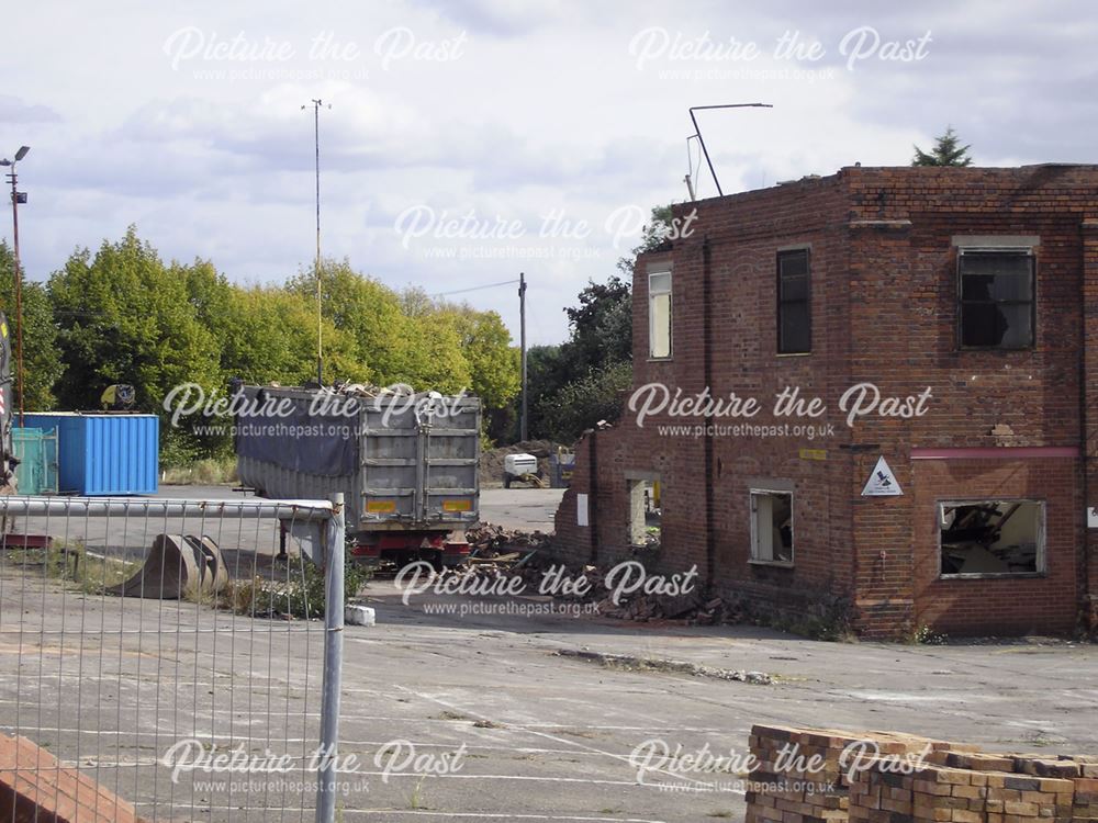 Demolition of Clipstone Colliery, off Mansfield Road, Clipstone, 2007