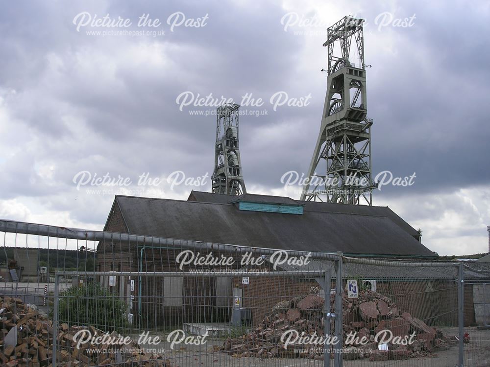 Demolition of Clipstone Colliery, off Mansfield Road, Clipstone, 2007