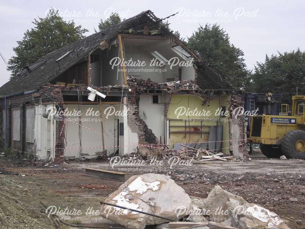 Demolition of Clipstone Colliery, off Mansfield Road, Clipstone, 2007