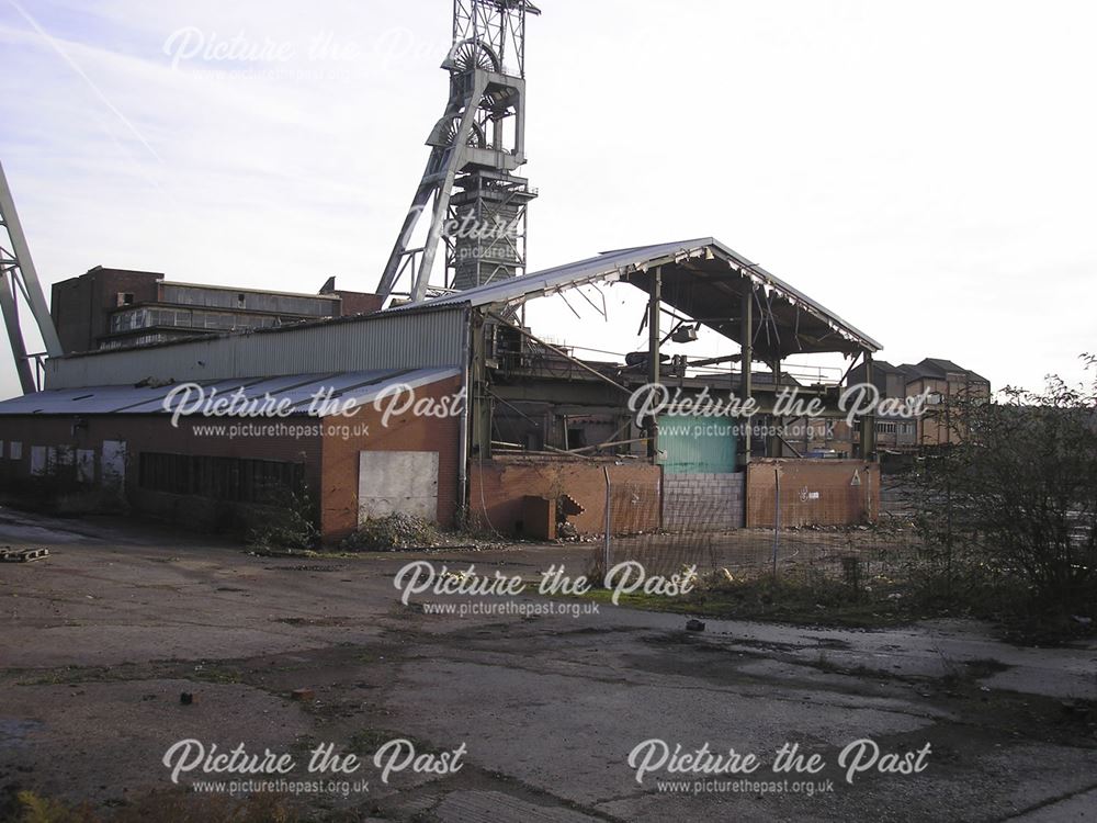 Demolition of Clipstone Colliery, off Mansfield Road, Clipstone, 2007