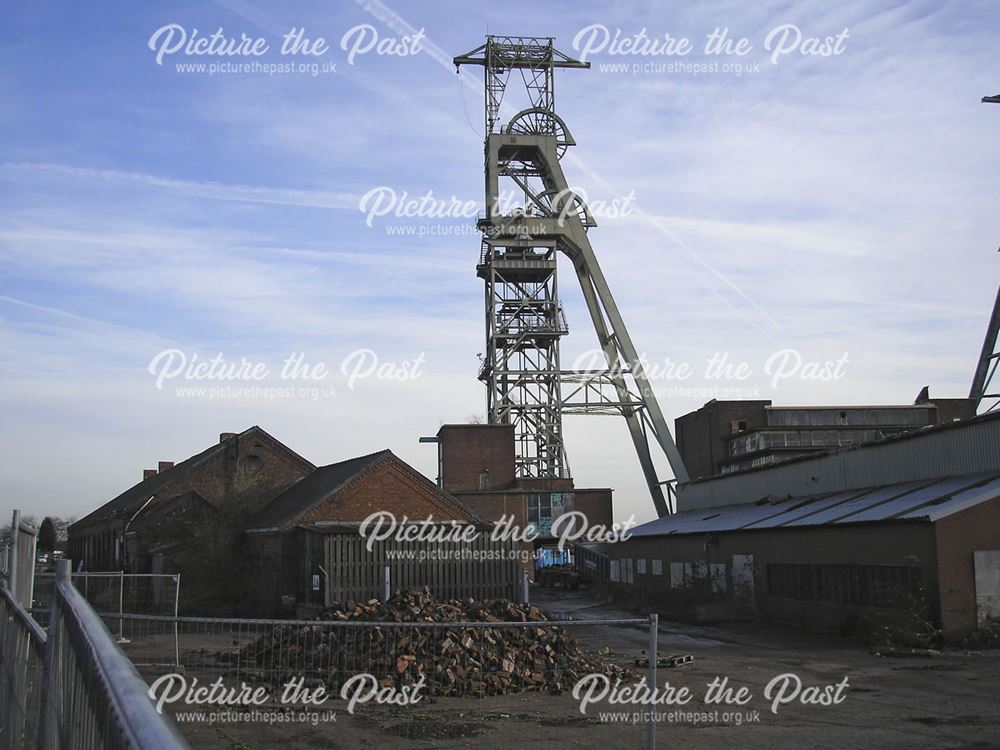 Demolition of Clipstone Colliery, off Mansfield Road, Clipstone, 2007