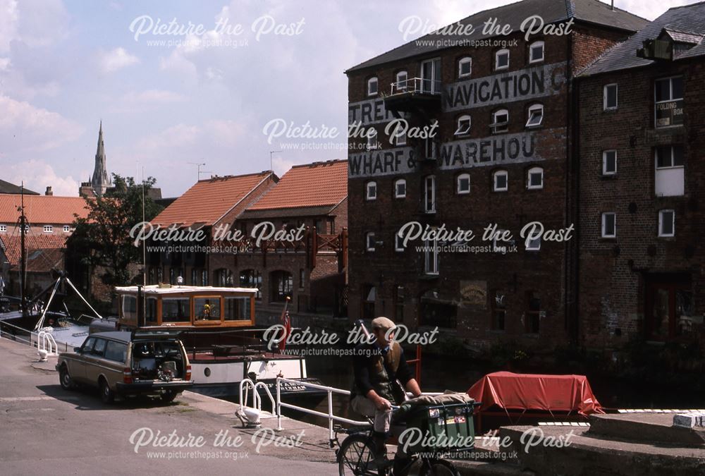 Old Warehouses at Town Locks, Mill Gate, Newark, 1987