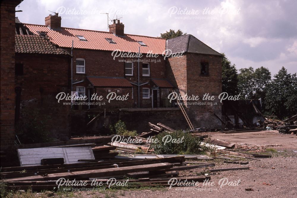 Old Wakes and Lamb Engineers Building Site, Mill Gate, Newark, 1987