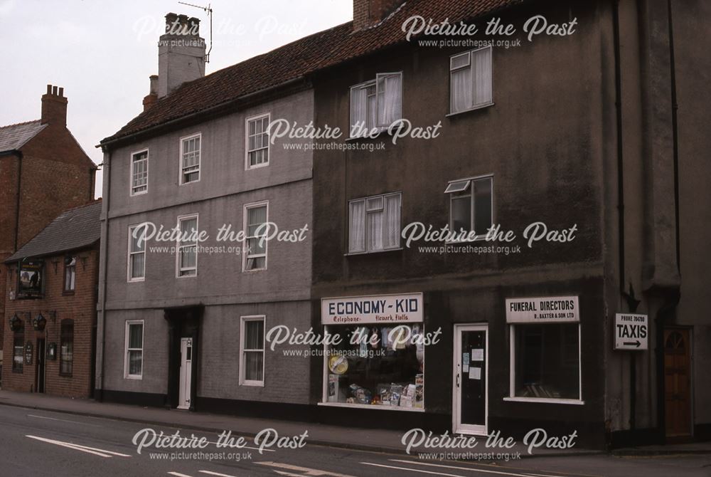 Various Shops, Beaumond Cross, Newark, 1987