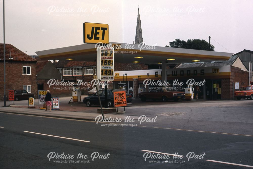 Jet Petrol Station, London Road, Newark, 1987