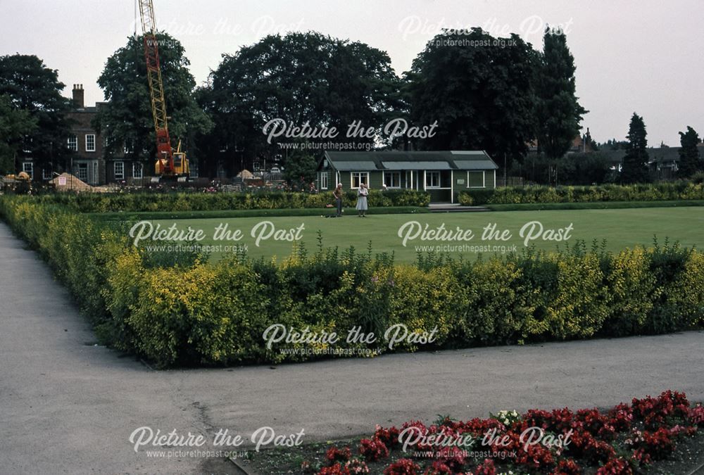 Gardens and Bowling Green, London Road, Newark, 1987