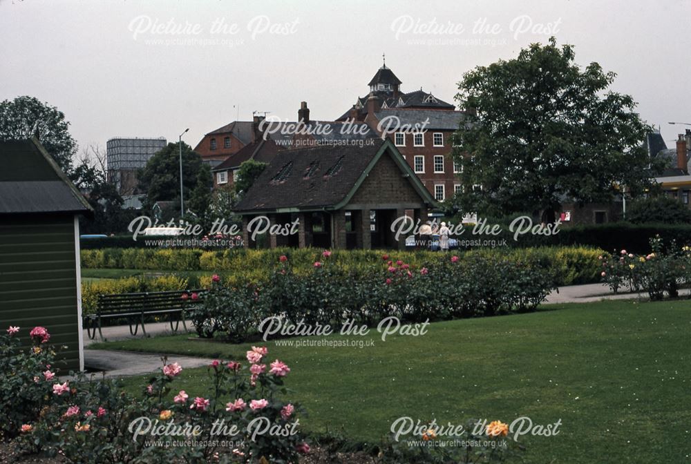 London Road Gardens Looking Towards London Road, Newark, 1987