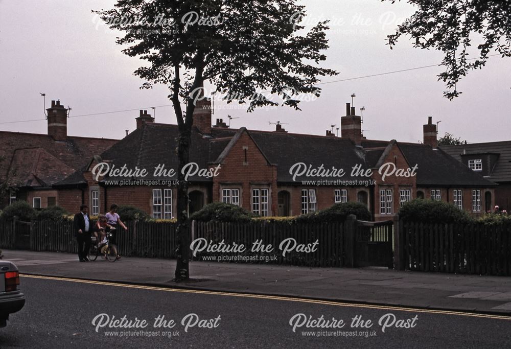 Rear of Almshouses, Sherwood Avenue, Newark, 1987