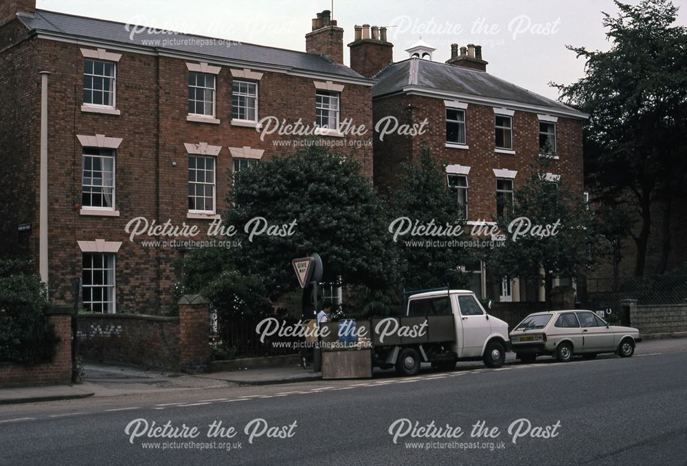 London Road at end of Balderton Gate, Newark, 1987