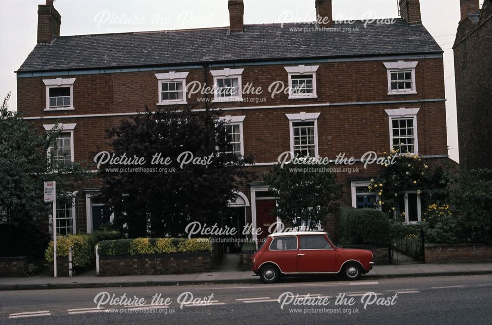 London Road at end of Balderton Gate, Newark, 1987