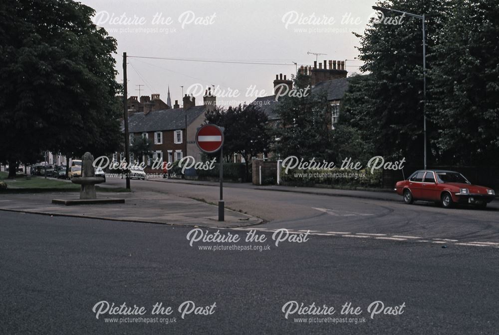 London Road at end of Balderton Gate, Newark, 1987