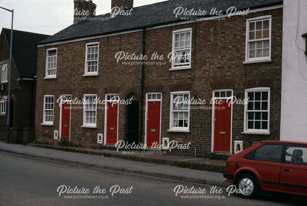 Terraced Houses Opposite Gardens, Balderton Gate, Newark, 1987