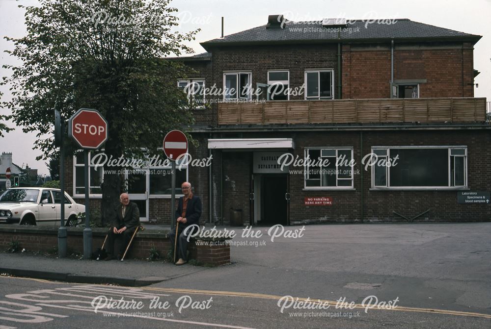 Rear of Newark Hospital Showing Casualty, Balderton Gate, Newark, 1987