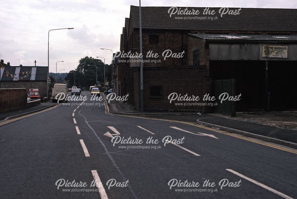 North Gate Junction, Queens Road, Newark, 1987