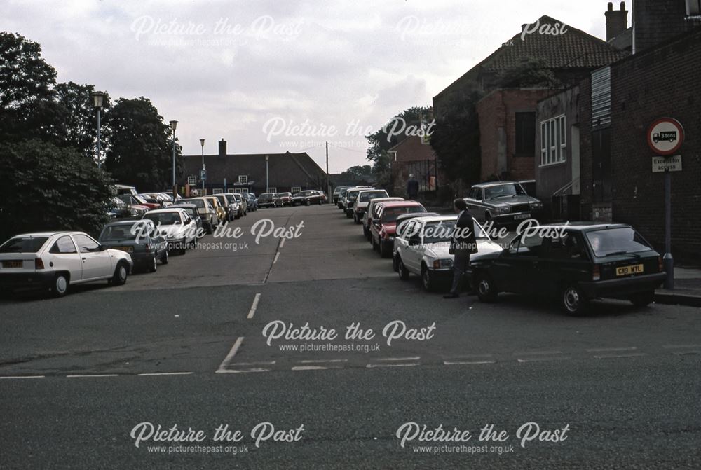 Bar Gate looking Towards Slaughterhouse Lane, Newark, 1987