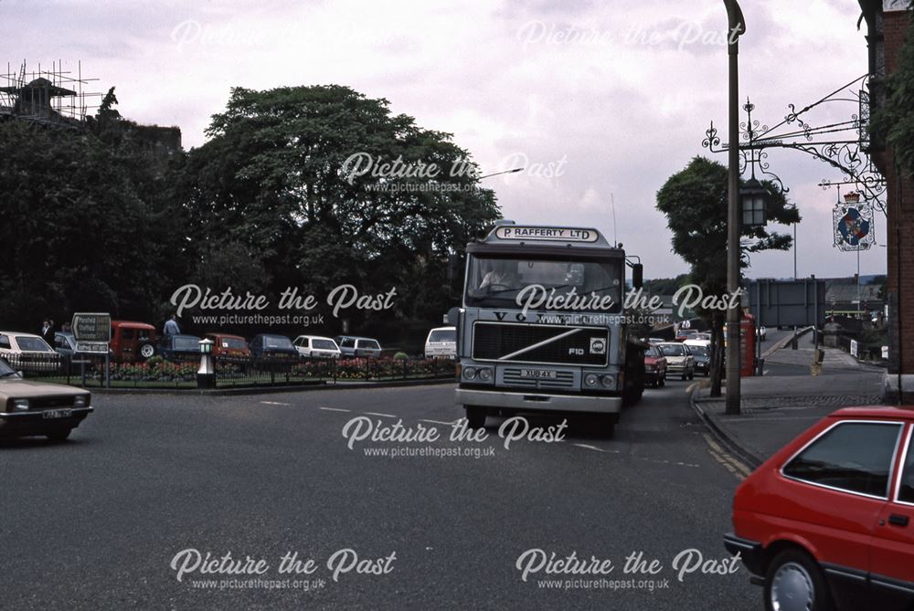 Bar Gate looking Towards Castle Roundabout, Newark, 1987