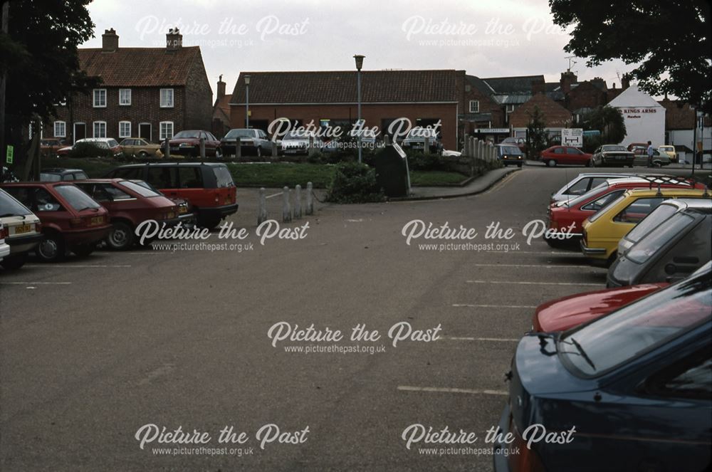 Car Park at rear of North Gate House, Slaughterhouse Lane, Newark, 1987