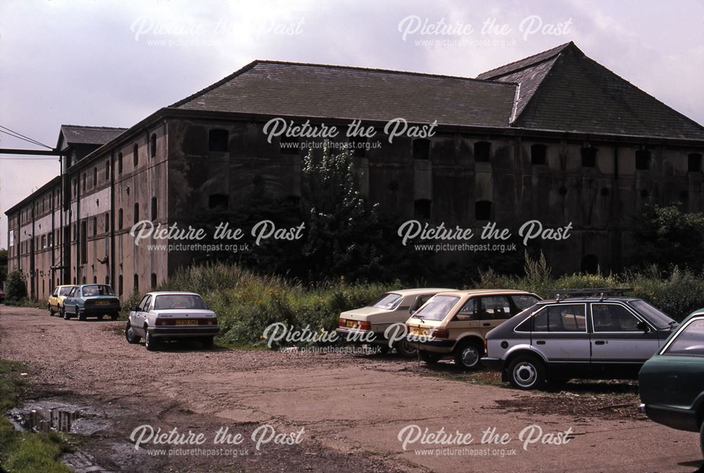 Warehouses Adjacent to River and Near Railway, Newark, 1987