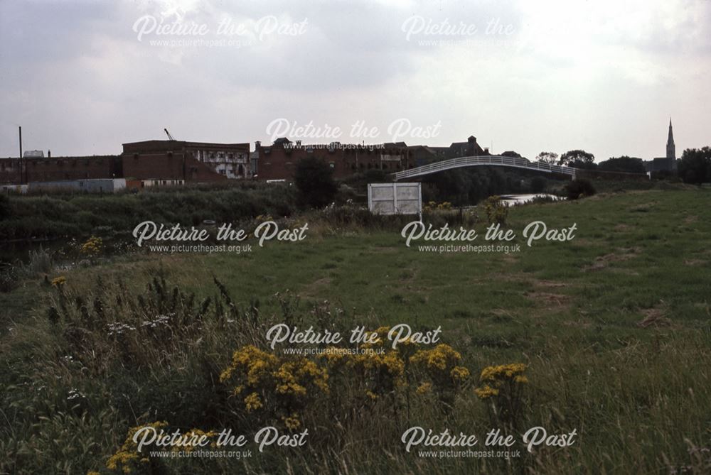 River Trent View Upstream, Newark, 1987