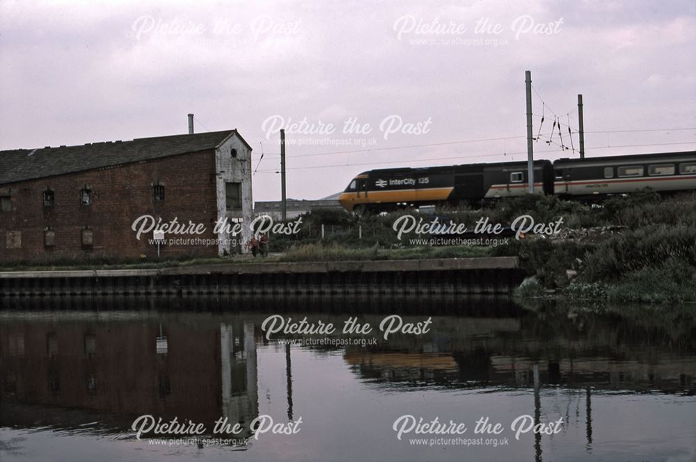 Intercity 125 Train Going Past River Trent, Newark, 1987