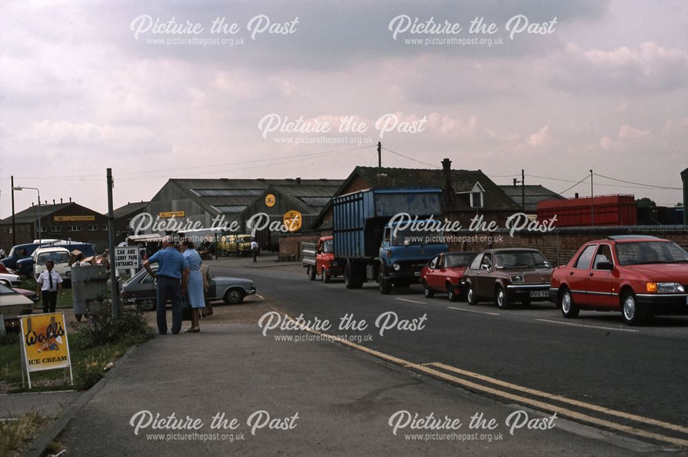 Cattle Market Day, Tolney Lane, Newark, 1987