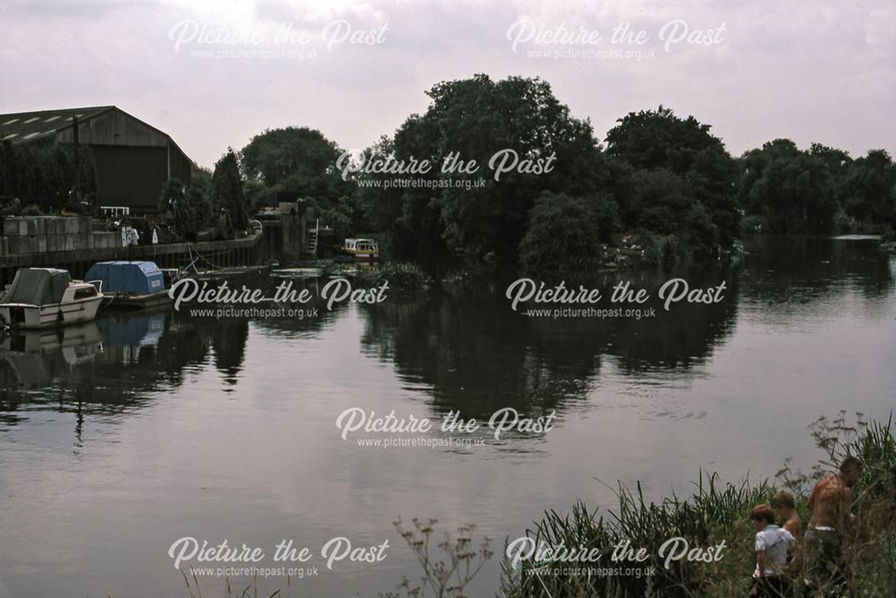 River Trent Loop Around Locks, Newark, 1987