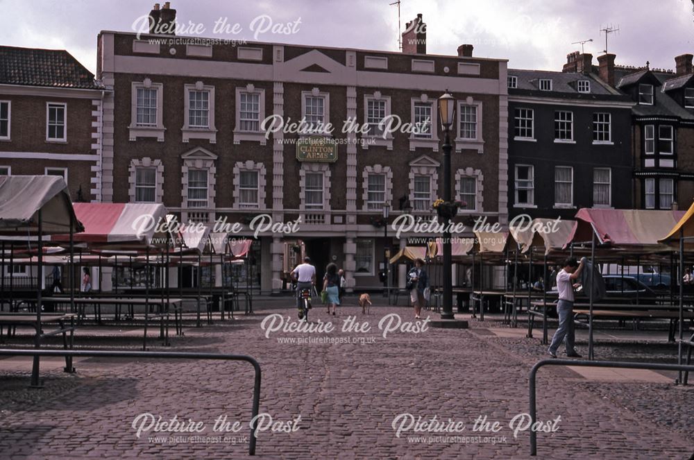 Clinton Arms Hotel, Market Place, Newark on Trent, 1987