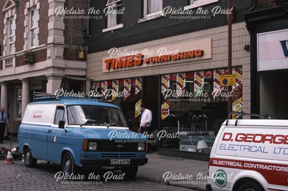 Times Furnishing, Market Place, Newark, 1987