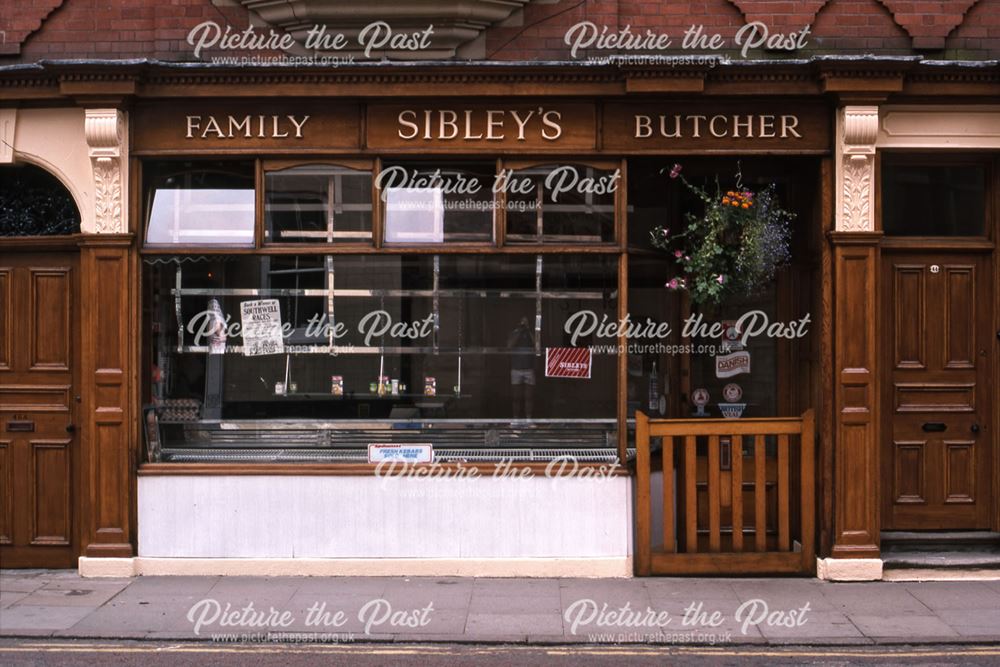 Sibley's Butchers, Kirk Gate, Newark, 1987