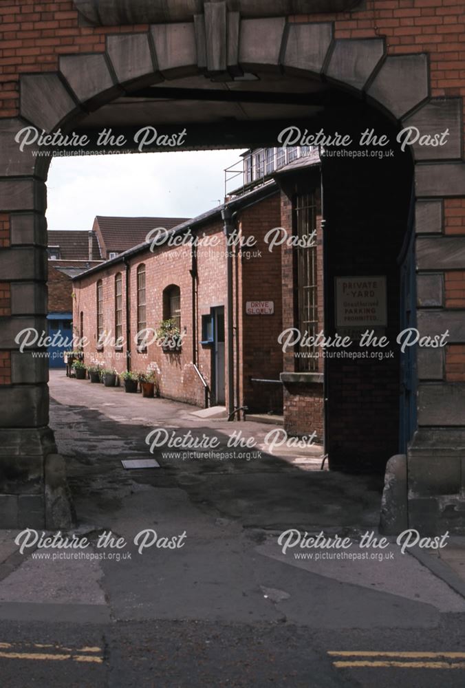 Head Post Office Yard Entrance, Kirk Gate, Newark, 1987