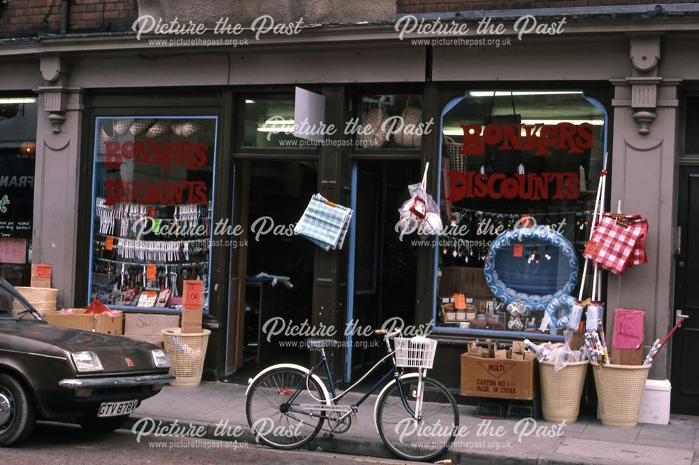 Bonkers Discount Store, Middle Gate, Newark, 1987