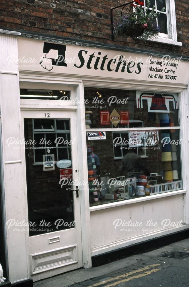 Stitches Shop, Boar Lane  Newark, 1987