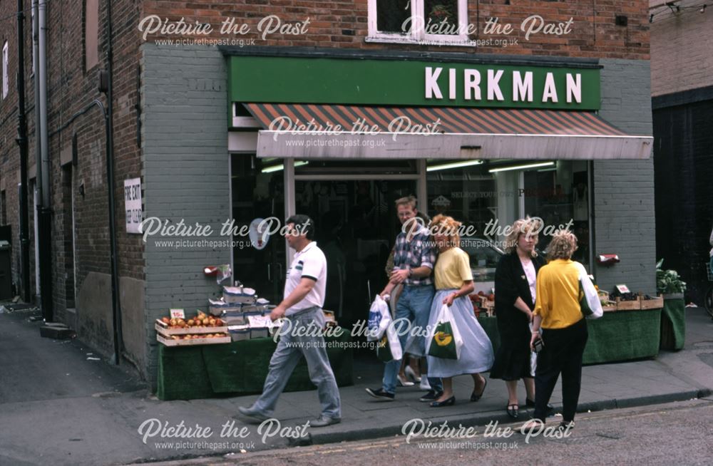 Kirkman's Greengrocer's, Middle Gate, Newark, 1987