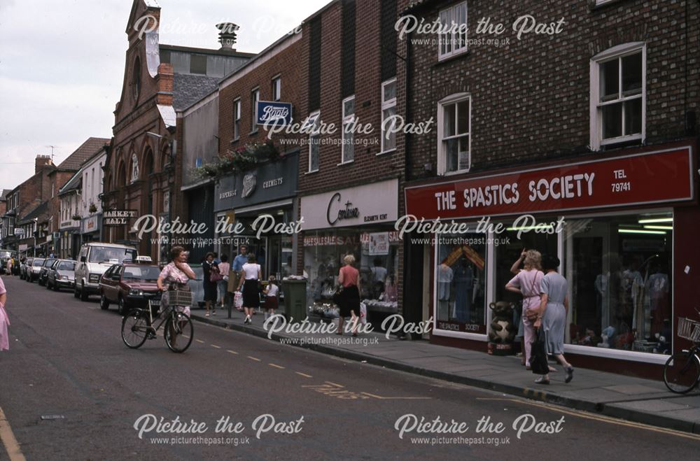 Shops on Middle Gate, Newark, 1987