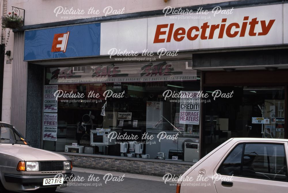 Electricity Shop on Middle Gate, Newark, 1987