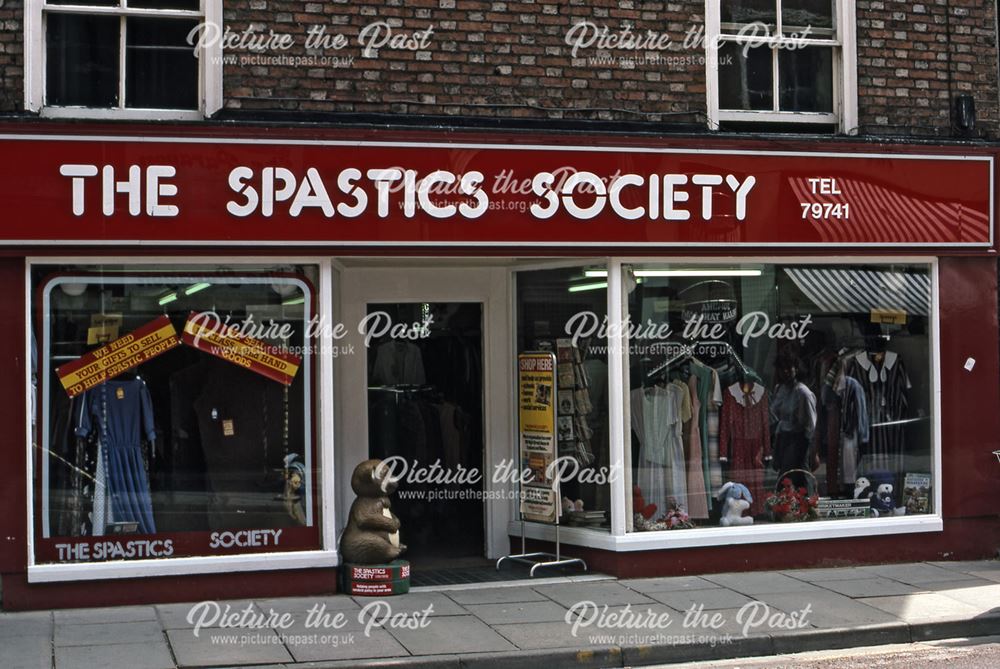 Spastic Society Shop, Middle Gate, Newark, 1987