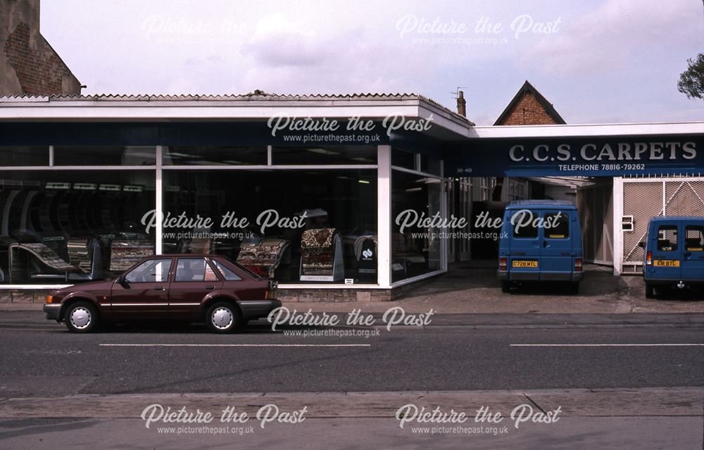 New Co-Op Petrol Station, Albert Street, Newark, 1987