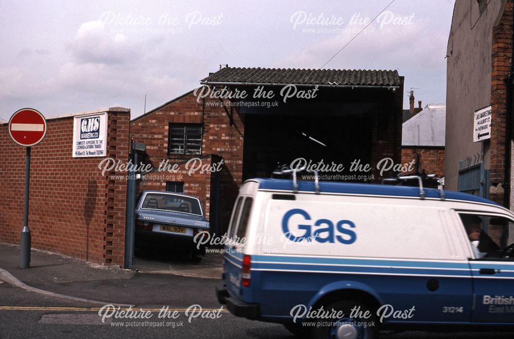 New Co-Op Petrol Station, Albert Street, Newark, 1987