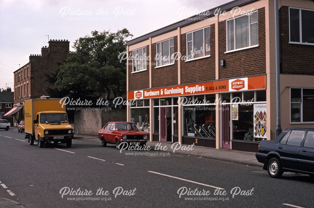 Gills Hardware and Gardening Shop, Albert Street, Newark, 1987