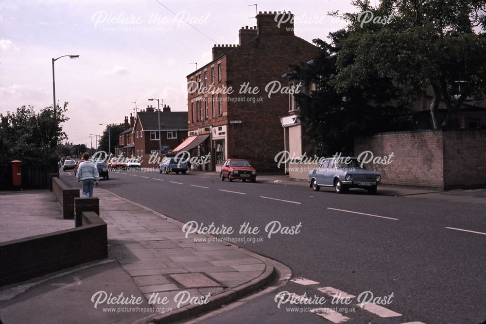 Albert Street from Southend Avenue, Newark, 1987