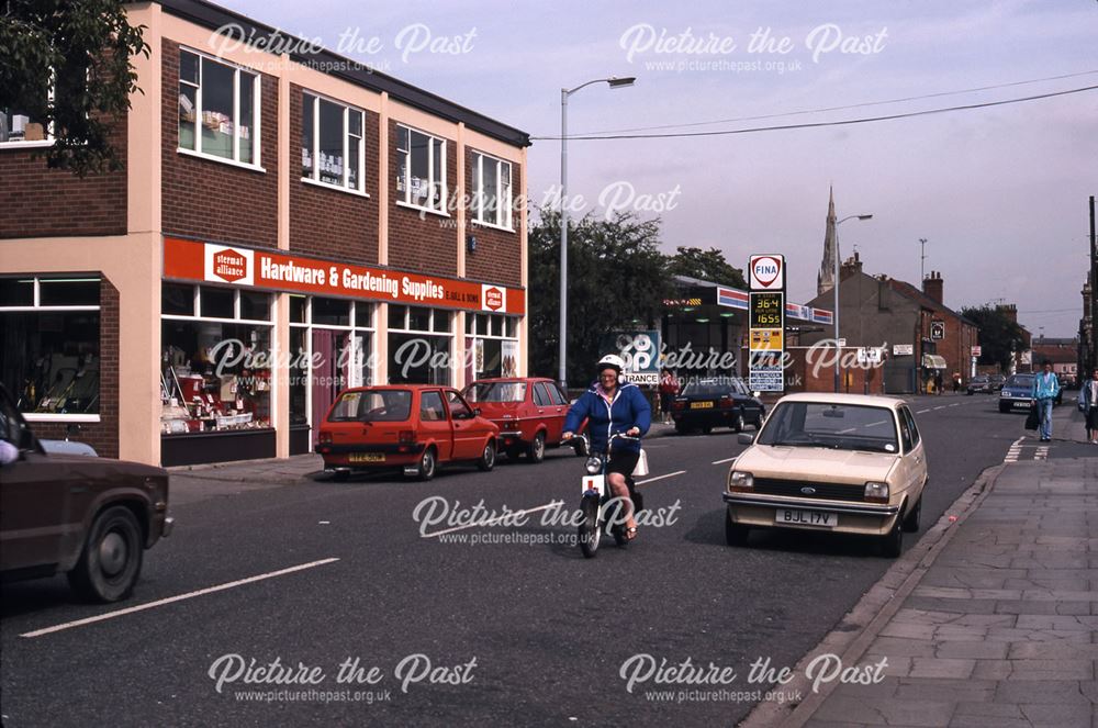 Gill's Looking Back Towards Town Centre, Albert Street, Newark, 1987