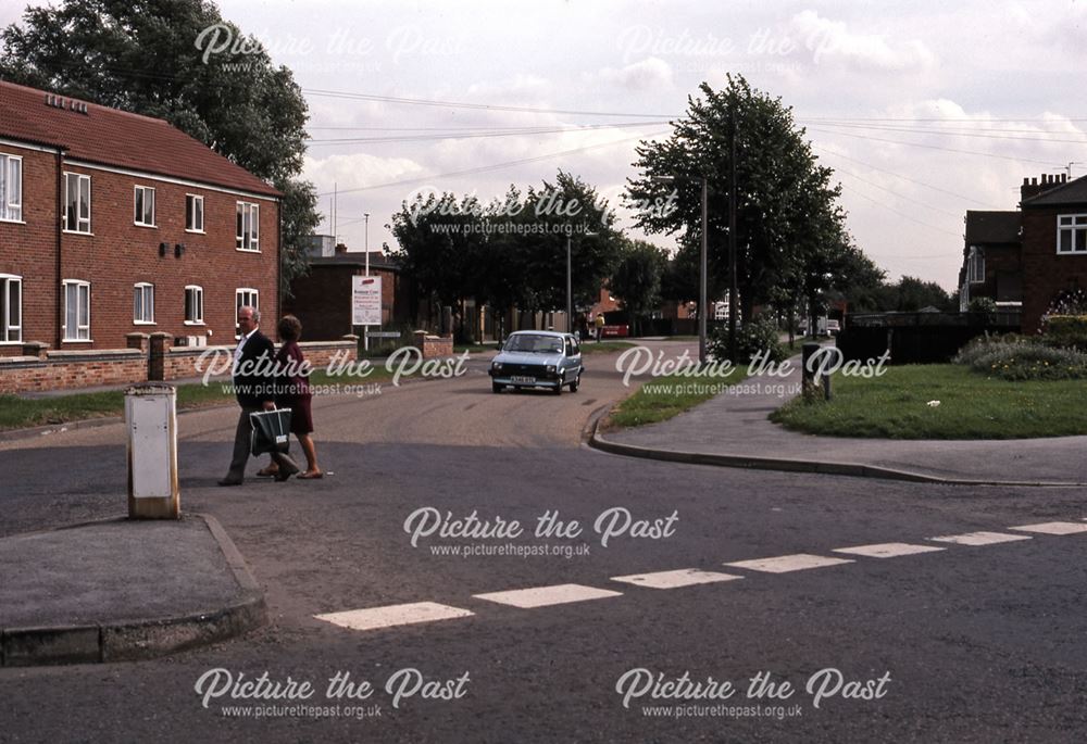 Boundary Road from Roundabout, Newark, 1987