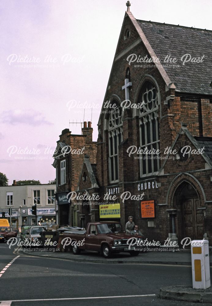 Baptist Church at Beaumond Cross, Albert Street, Newark, 1987