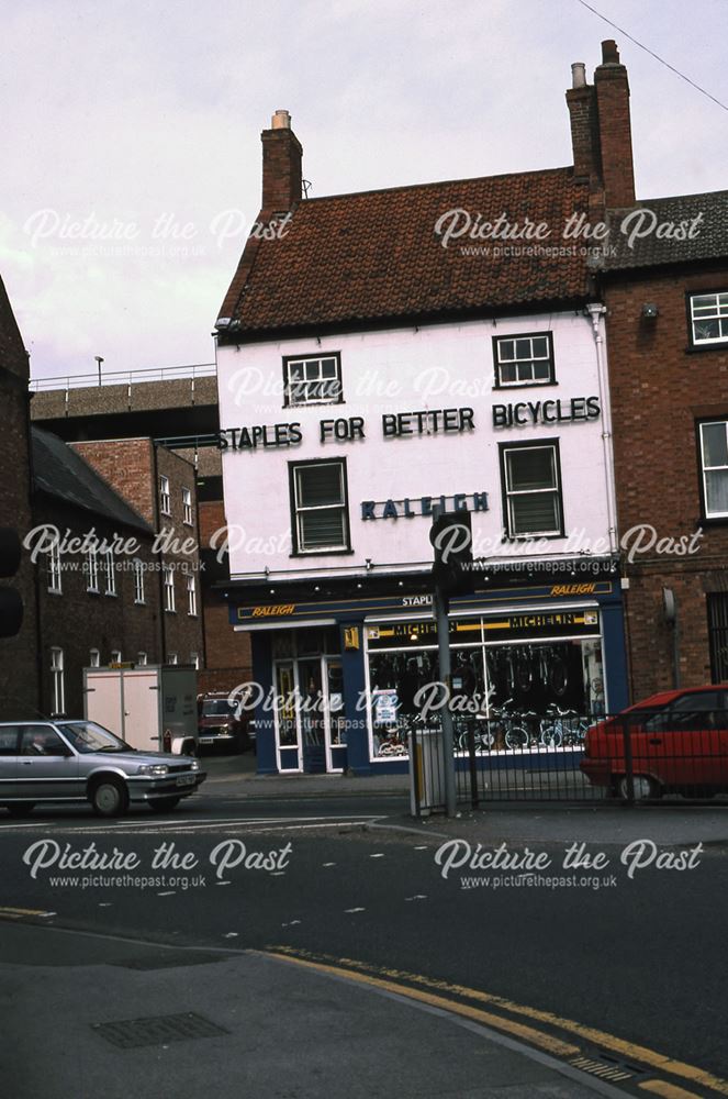 Staples Bicycle Shop, Beaumond Cross, Newark, 1987