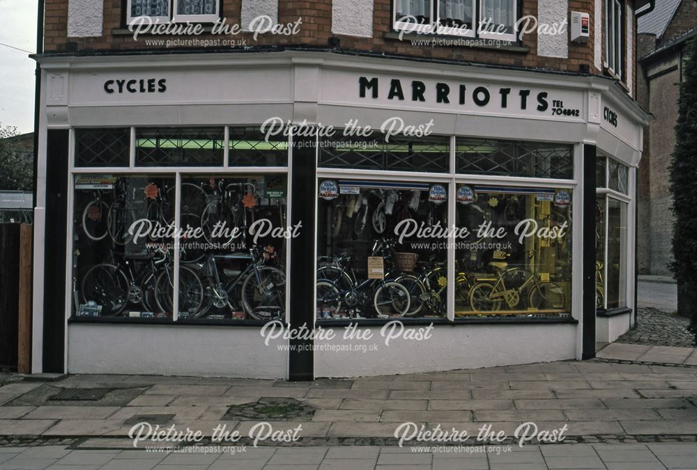 Marriott's Cycles, Appleton Gate, Newark, 1987