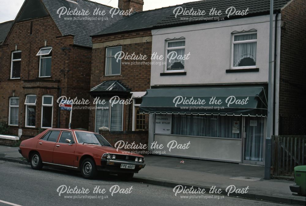 Hairdressers, Appleton Gate, Newark, 1987