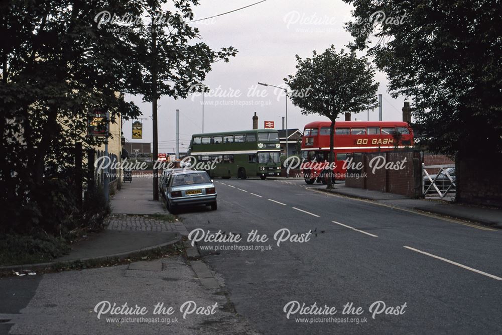 View Towards Railway Station, Appleton Gate, Newark, 1987