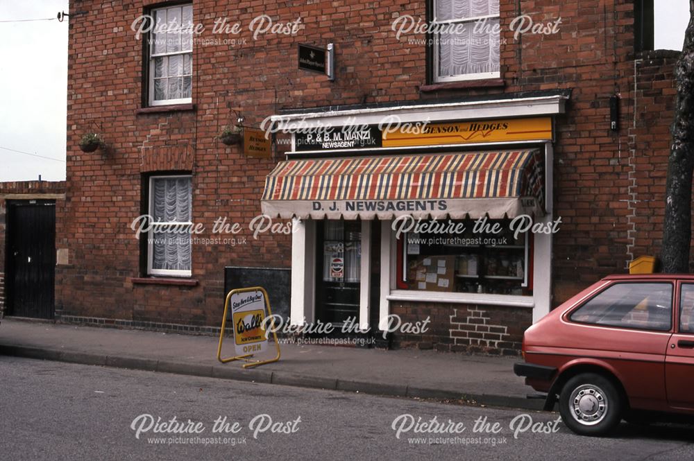 Newsagents, Appleton Gate, Newark, 1987