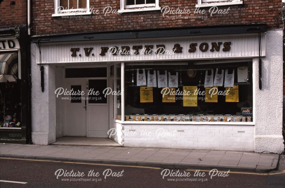 Butcher's Shop, Appleton Gate, Newark, 1987